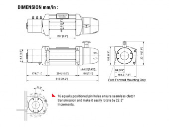 Лебедка COMEUP Seal Gen2 12,5rs 12V 5670 кг 295780 - Фото 2